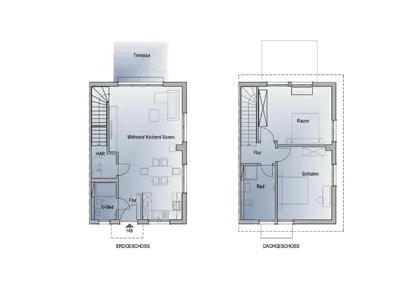 Grundriss der Unterkunft Ferienhäuser Baltic Lagoon Haus 14b