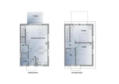 Grundriss der Unterkunft Ferienhäuser Baltic Lagoon Haus 12