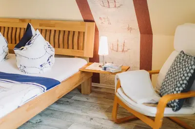 Ein Bett oder Betten in einem Zimmer der Unterkunft Haus an der Tanne