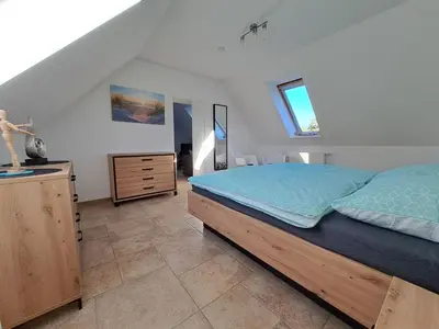 Ein Bett oder Betten in einem Zimmer der Unterkunft Ein Stück Glück