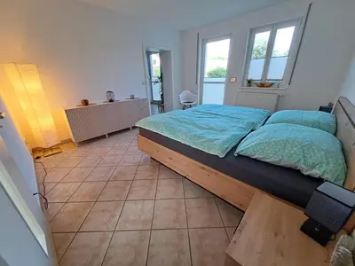 Ein Bett oder Betten in einem Zimmer der Unterkunft Ein Stück Glück