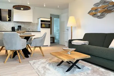 Küche/Küchenzeile in der Unterkunft Düne 7 Apartment 7A 06