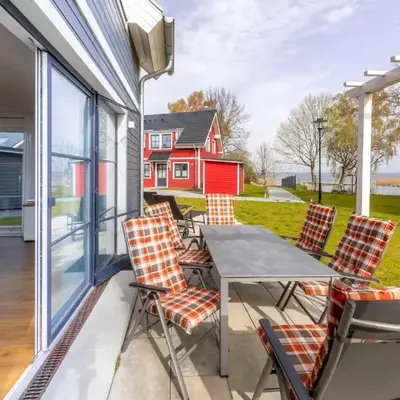 5 Sterne Ferienhaus Ostseenest mit Boddenblick