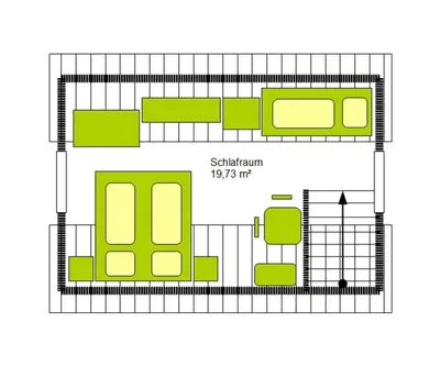 Grundriss der Unterkunft Ferienhaus Linke