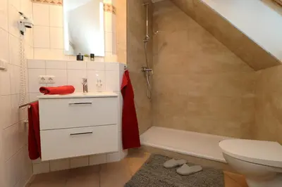 Ein Badezimmer in der Unterkunft Oewern Diek App 59