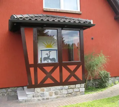 Das Gebäude in dem sich die Ferienwohnung befindet