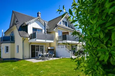 Das Gebäude in dem sich die Ferienwohnung befindet