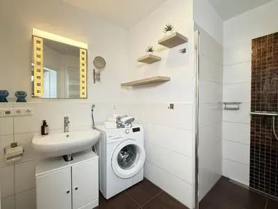 Ein Badezimmer in der Unterkunft Bärbel