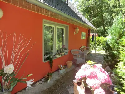 Ein Garten an der Unterkunft Ferienhaus Zingst MinHus