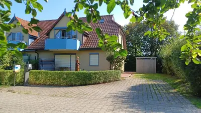Das Gebäude in dem sich die Ferienwohnung befindet