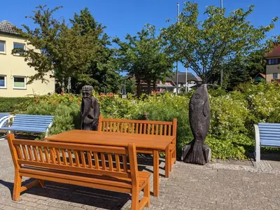 Ein Garten an der Unterkunft FW Leuchtturm