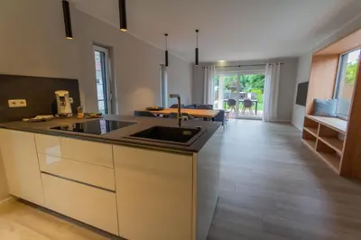 Küche/Küchenzeile in der Unterkunft Seehaus-Zingst