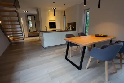 Küche/Küchenzeile in der Unterkunft Seehaus-Zingst