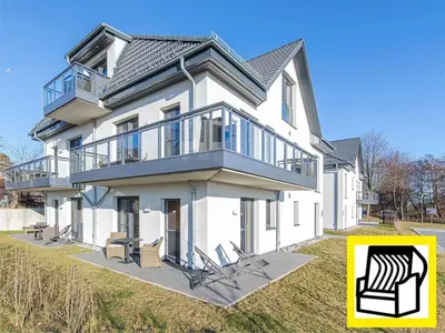 Das Gebäude in dem sich die Ferienwohnung befindet