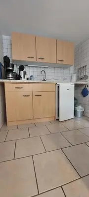 Küche/Küchenzeile in der Unterkunft Rosi