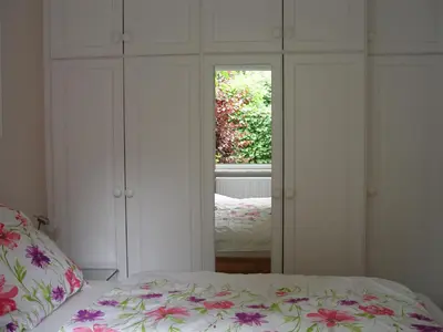 Ein Bett oder Betten in einem Zimmer der Unterkunft Am Wäldchen