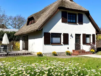Ein Garten an der Unterkunft Glücksfinder