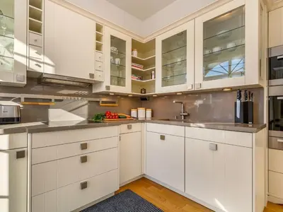 Küche/Küchenzeile in der Unterkunft Villa Deigraf-Whg 9 Niehagen