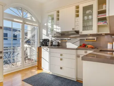 Küche/Küchenzeile in der Unterkunft Villa Deigraf-Whg 9 Niehagen