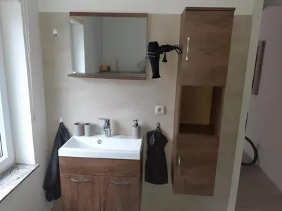 Ein Badezimmer in der Unterkunft 2er Fewo-Zingst