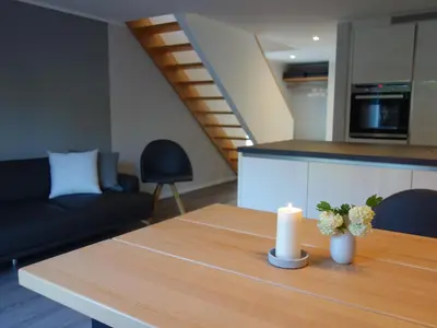 Küche/Küchenzeile in der Unterkunft Ferienhaus Strandnah