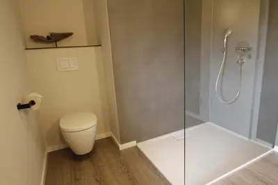 Ein Badezimmer in der Unterkunft Ferienhaus Strandnah