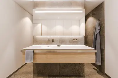 Ein Badezimmer in der Unterkunft Refugium zum Hohen Ufer 