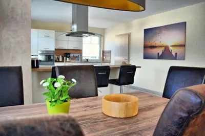 Küche/Küchenzeile in der Unterkunft Ferienhaus Tunnisch