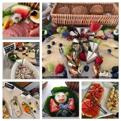 Essen in der Pension oder in der Nähe