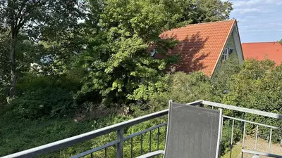Das Gebäude in dem sich die Ferienwohnung befindet