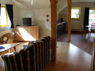 TV/Unterhaltungsangebot in der Unterkunft Haus Franzi Wohnung 1