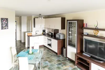 Küche/Küchenzeile in der Unterkunft Mühlenstr 19 Wg 2
