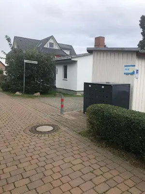 Das Gebäude in dem sich die Ferienwohnung befindet