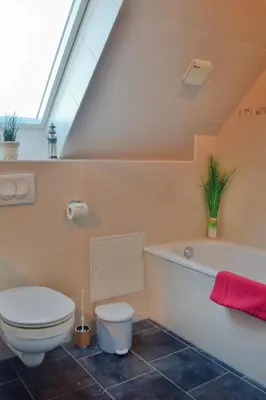Ein Badezimmer in der Unterkunft Ferienhaus am Bodden