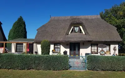 Das Gebäude in dem sich die Ferienwohnung befindet
