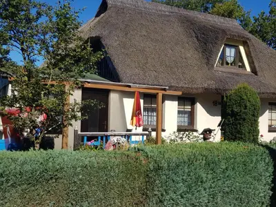 Ein Garten an der Unterkunft Fewo am Rosengarten