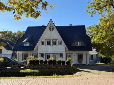 Das Gebäude in dem sich die Ferienwohnung befindet