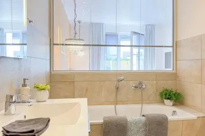 Ein Badezimmer in der Unterkunft Bremen