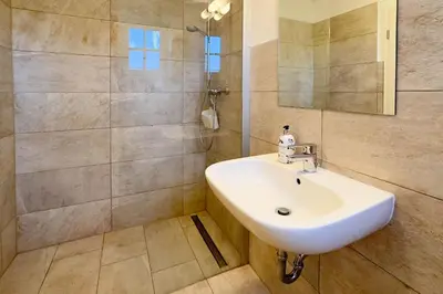Ein Badezimmer in der Unterkunft Stralsund