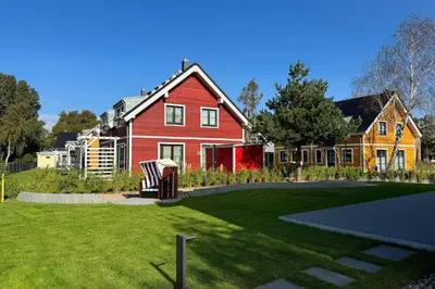 Ein Garten an der Unterkunft Luv - Mehr am Meer