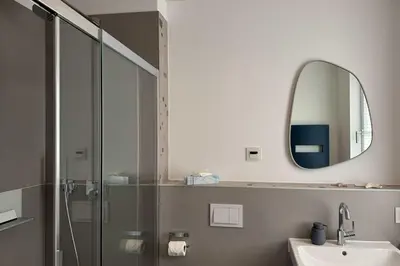 Ein Badezimmer in der Unterkunft Luv - Mehr am Meer