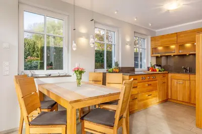 Küche/Küchenzeile in der Unterkunft Ferienhaus Zingst