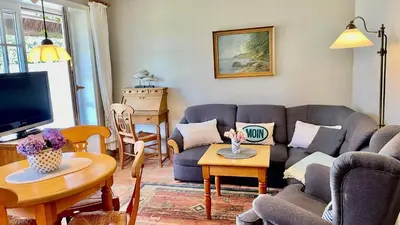 TV/Unterhaltungsangebot in der Unterkunft Haus Strandgut FW 3