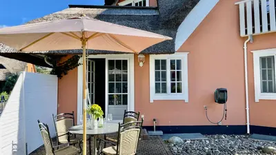 Das Gebäude in dem sich die Ferienwohnung befindet