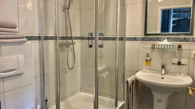 Ein Badezimmer in der Unterkunft Haus Strandgut FW 5