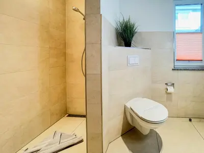 Ein Badezimmer in der Unterkunft Windland