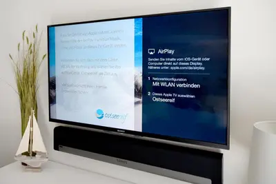 TV/Unterhaltungsangebot in der Unterkunft Ferienwohnung Ostseereif WE51