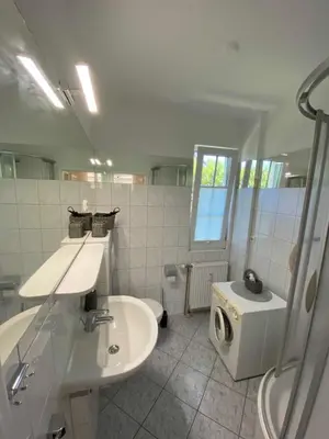 Ein Badezimmer in der Unterkunft Dat Gele Hus Wohnung 2