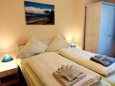 Ein Bett oder Betten in einem Zimmer der Unterkunft MeerZeit