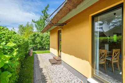 Ein Garten an der Unterkunft Ferienhaus 